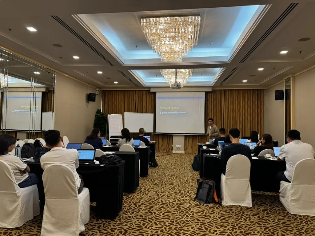 Participants at a Sozcode Automate Excel with ChatGPT and AI course